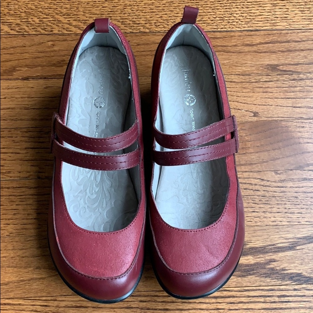 Jambu- Women’s Shoes Red Platforms